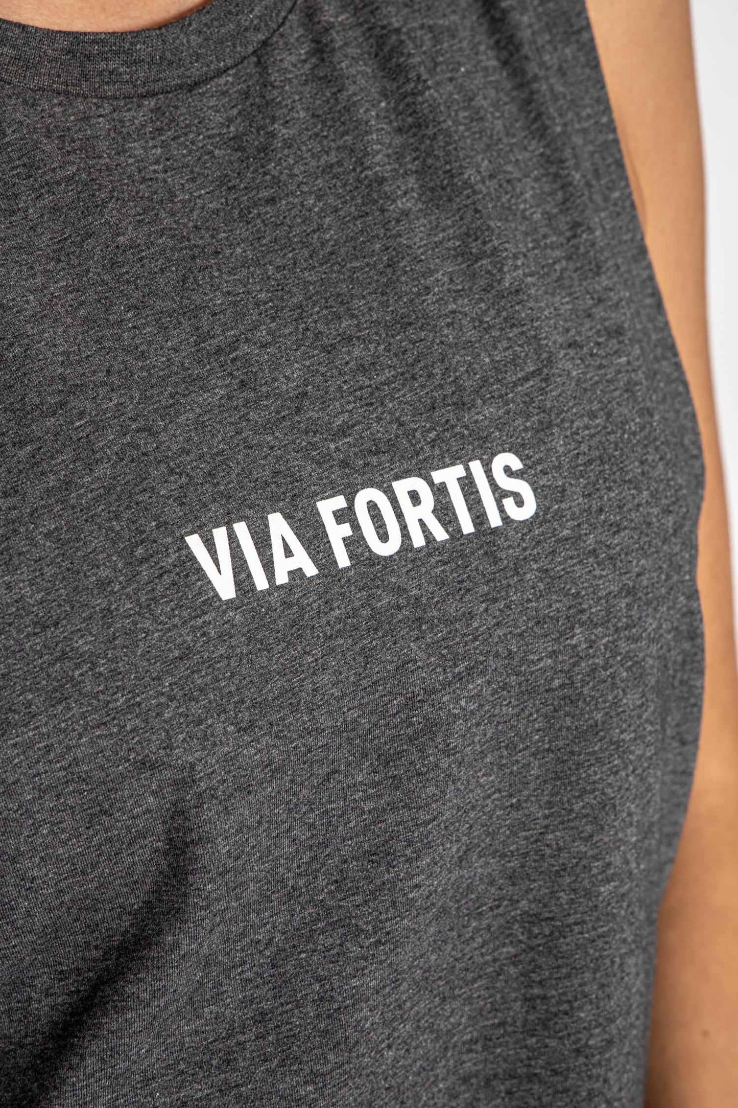 VIA FORTIS LADIES TANK TOP GREY