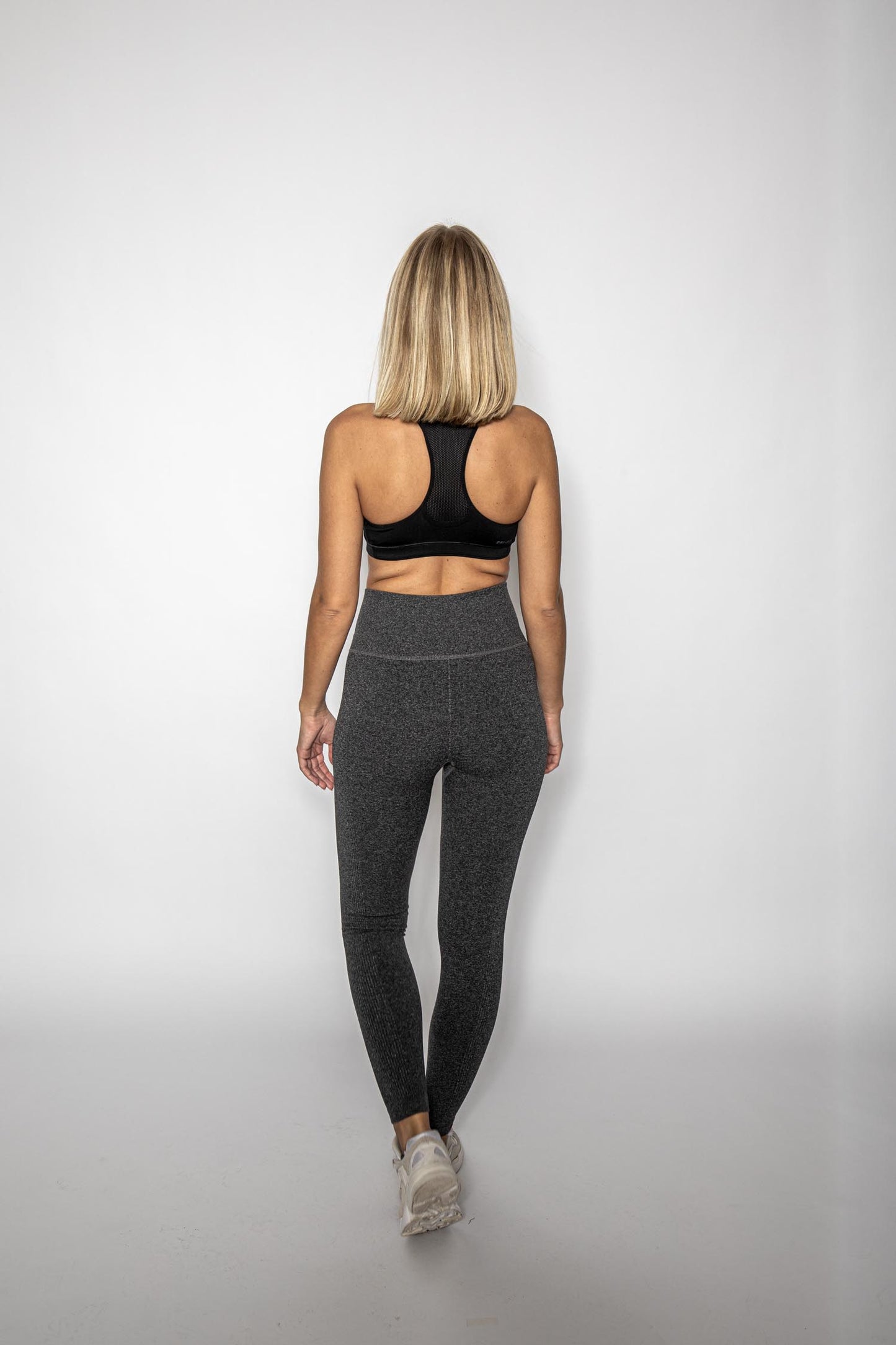 SEAMLESS LEGGINGS GREY Nahtlose Sportleggings