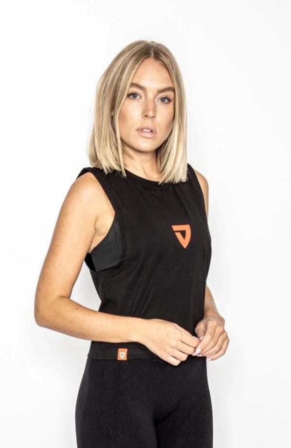 PERFORMANCE TANK TOP BLACK Frauen Sportswear VIA FORTIS