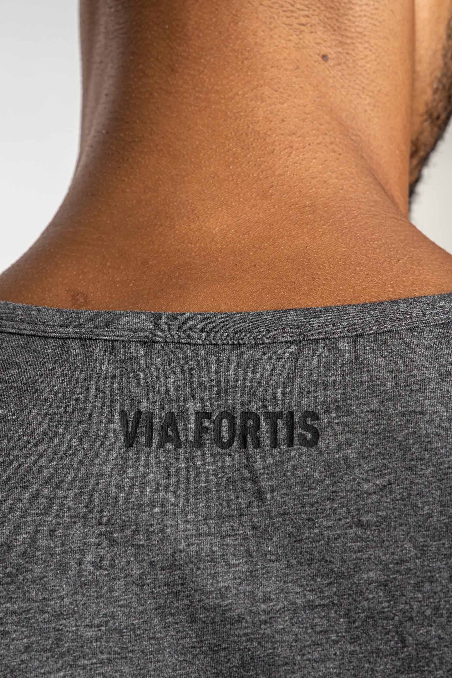 VIA FORTIS ICON TANK TOP GREY