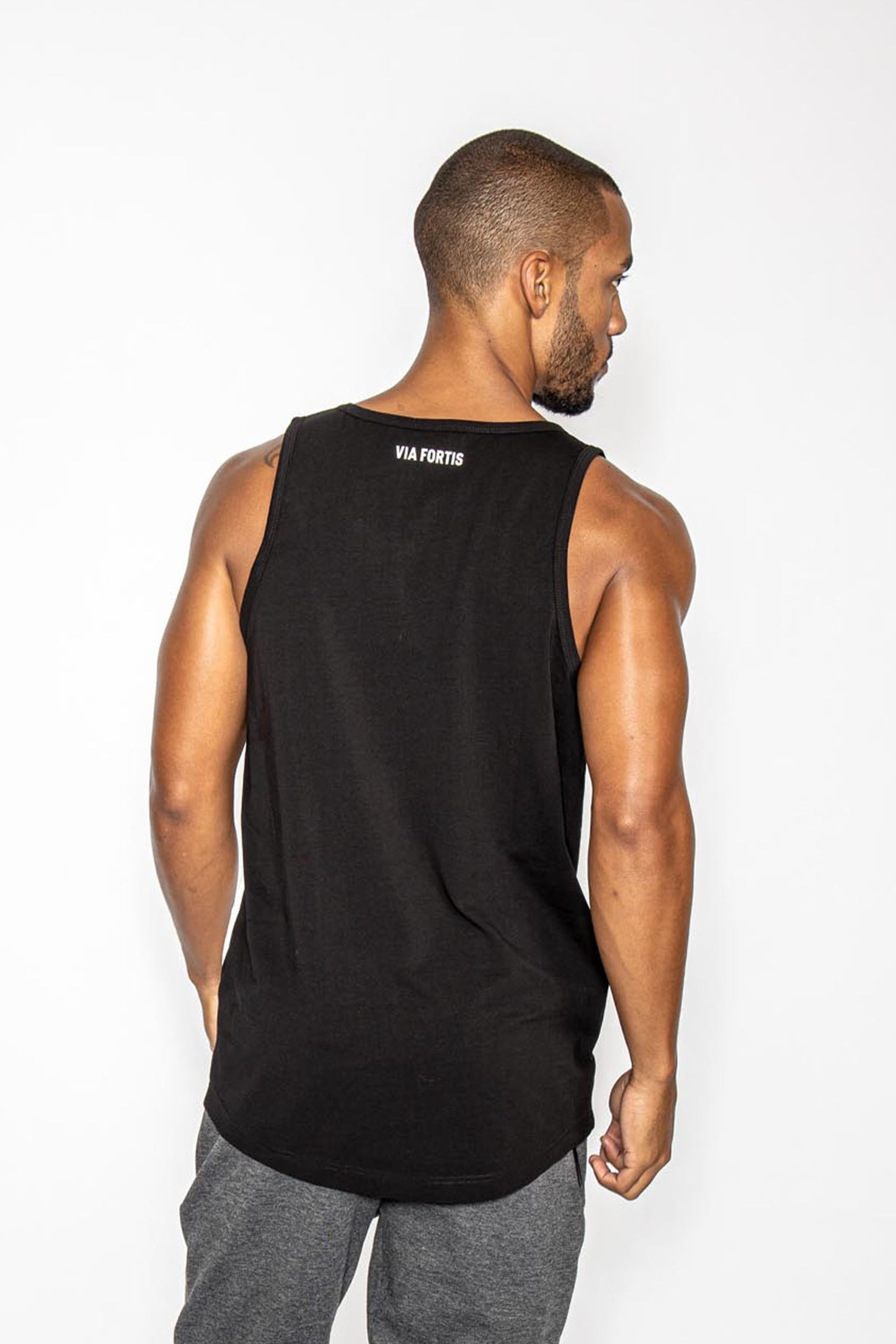 VIA FORTIS ICON TANK TOP BLACK